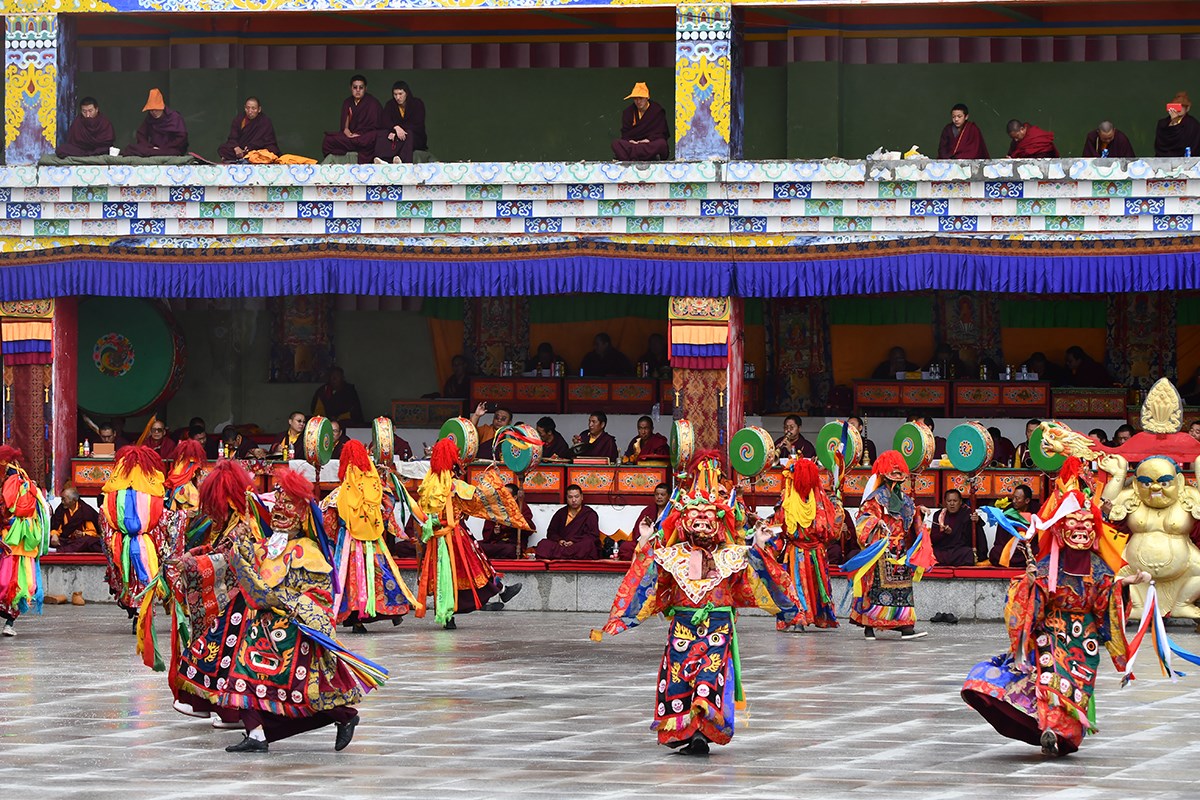 Katok Monastery Mask Dance Festival | Foto de Liu Bin
